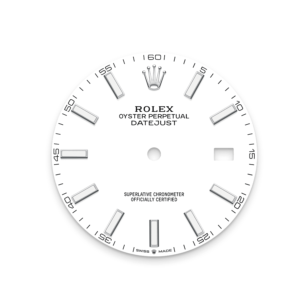 White dial