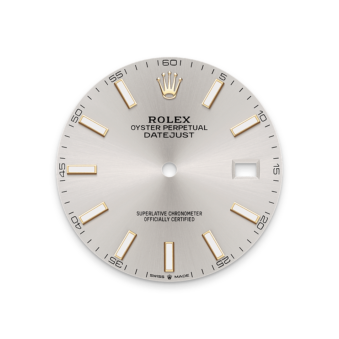 Silver dial