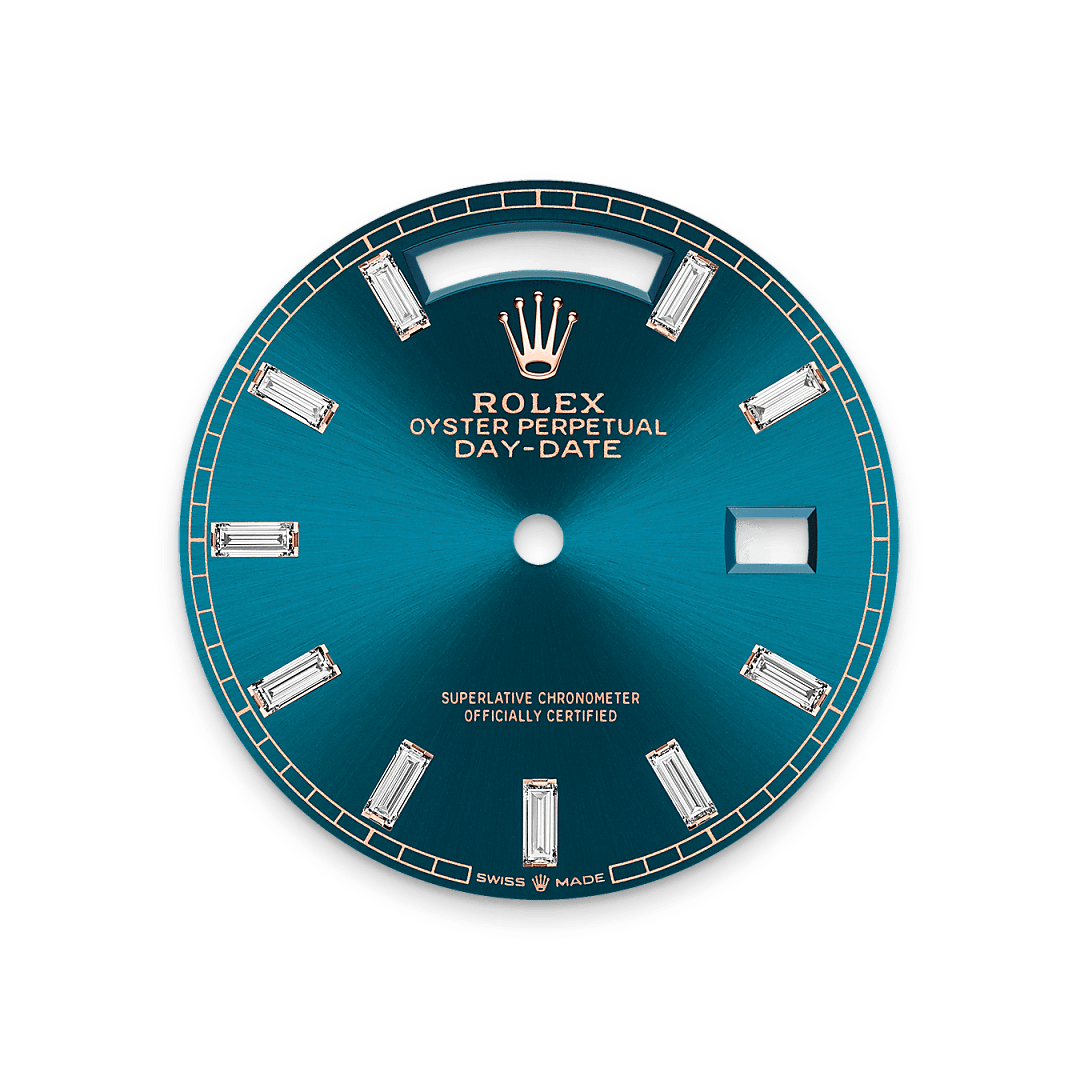 Blue-green dial