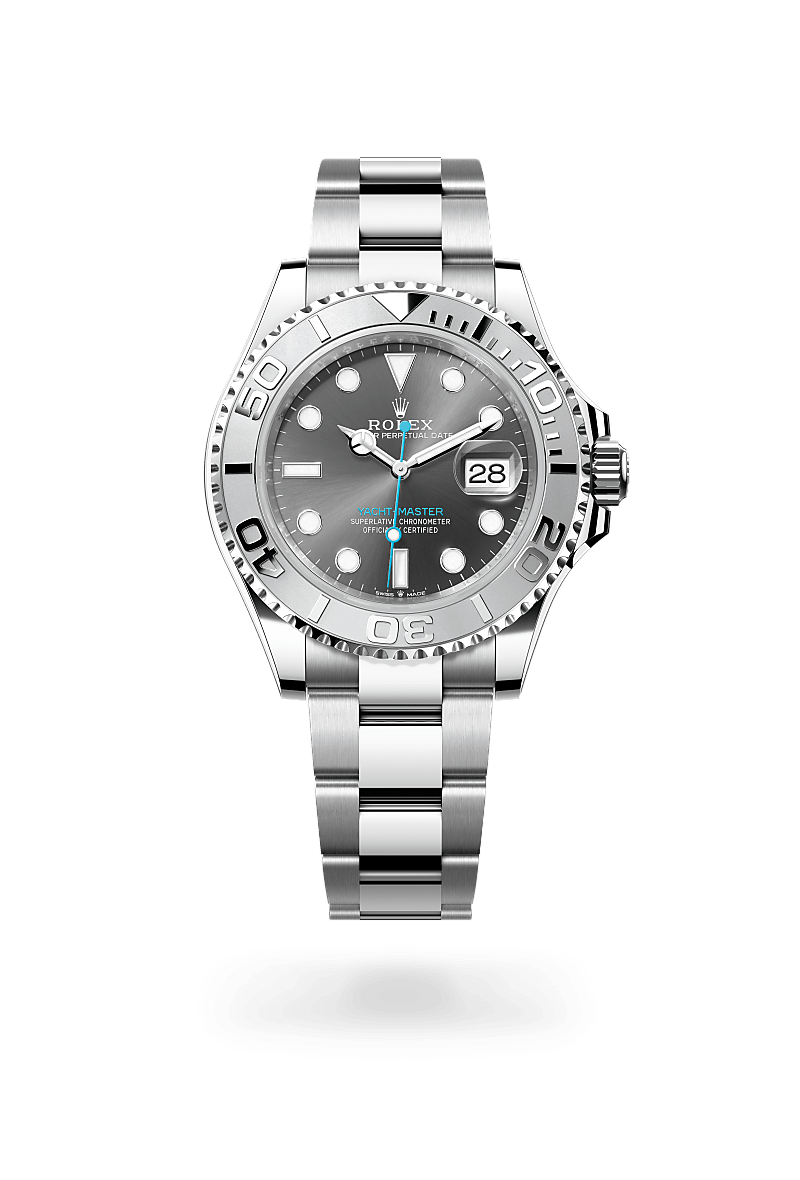 Rolex Yacht-Master in Platinum, Oystersteel m126622-0001 at Reeds Jewelers