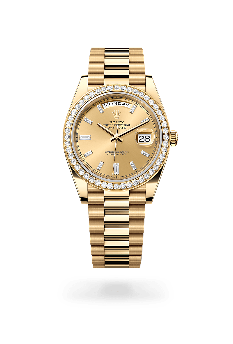 Rolex Day-Date in Gold m228348rbr-0002 at Reeds Jewelers