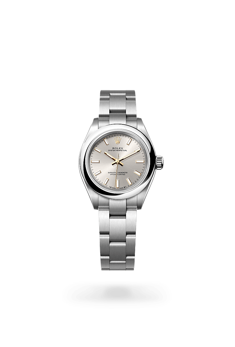 Rolex Oyster Perpetual in Oystersteel m276200-0001 at Reeds Jewelers