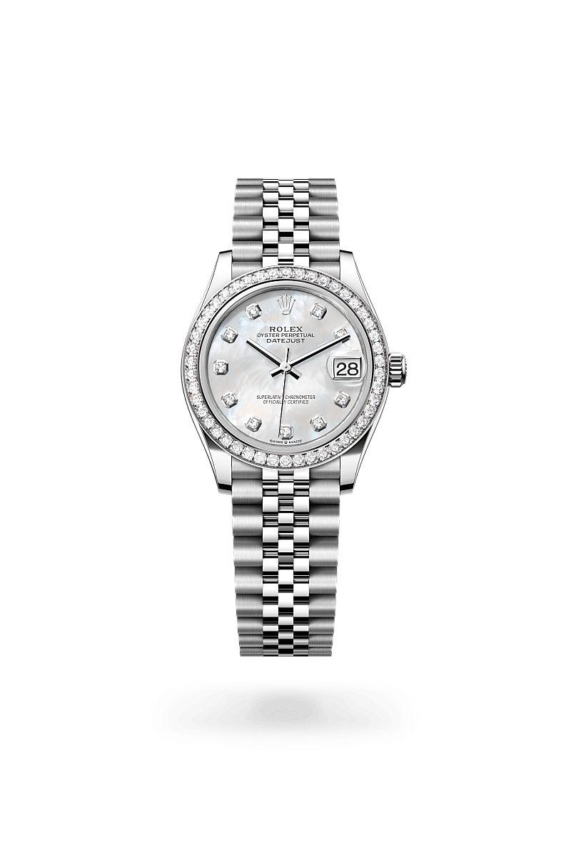 Rolex Datejust in Oystersteel, Oystersteel and gold m278384rbr-0008 at Reeds Jewelers