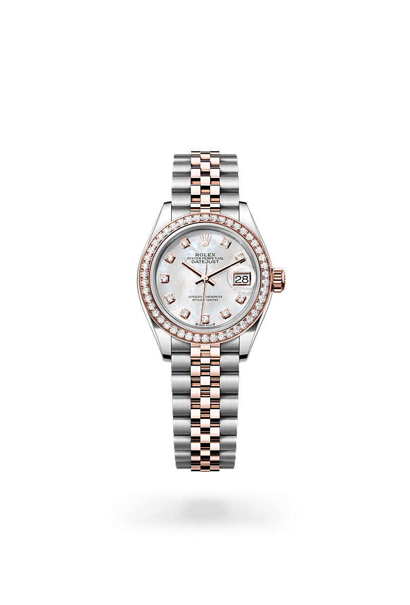 Rolex Lady-Datejust in Oystersteel and gold m279381rbr-0013 at Reeds Jewelers