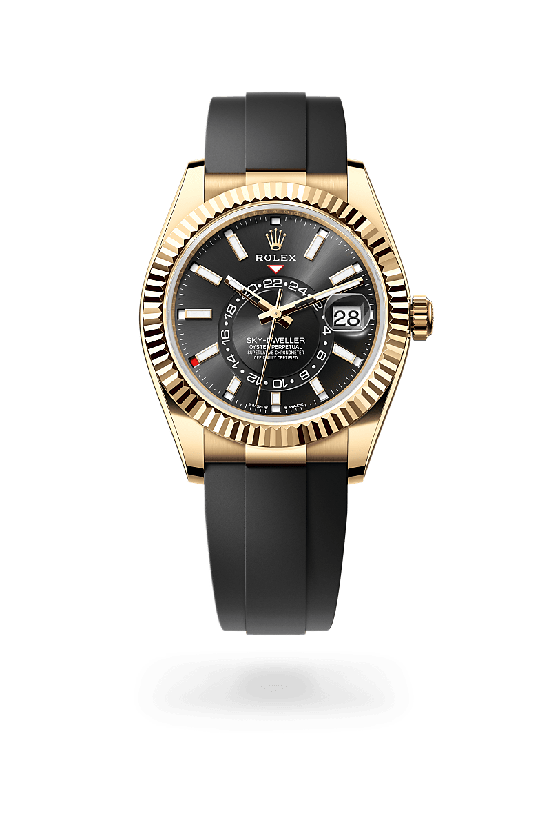 Rolex Sky-Dweller in Gold m336238-0002 at Reeds Jewelers